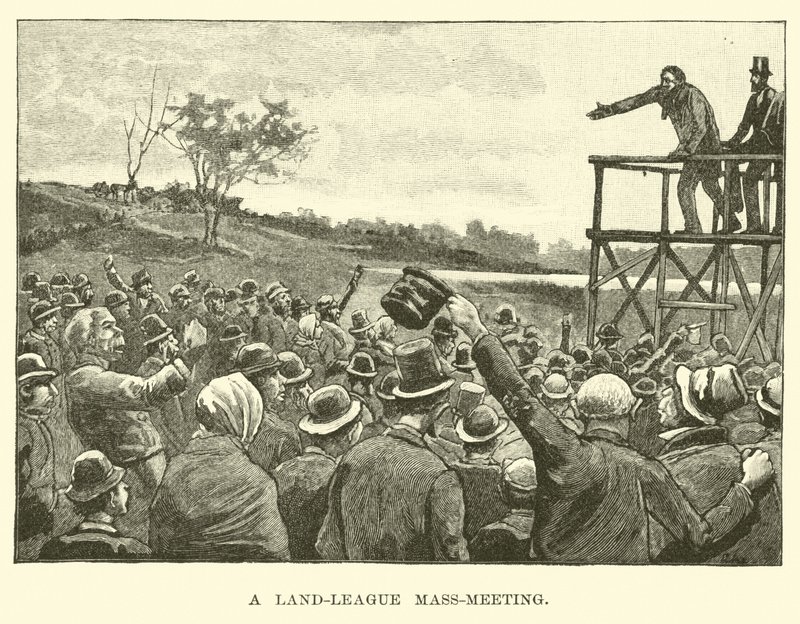 A Land-League tömegtalálkozó alkotó: American School