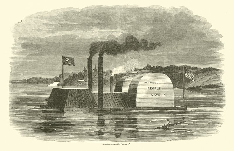 Admiral Porters Dummy, 1863. február alkotó: American School