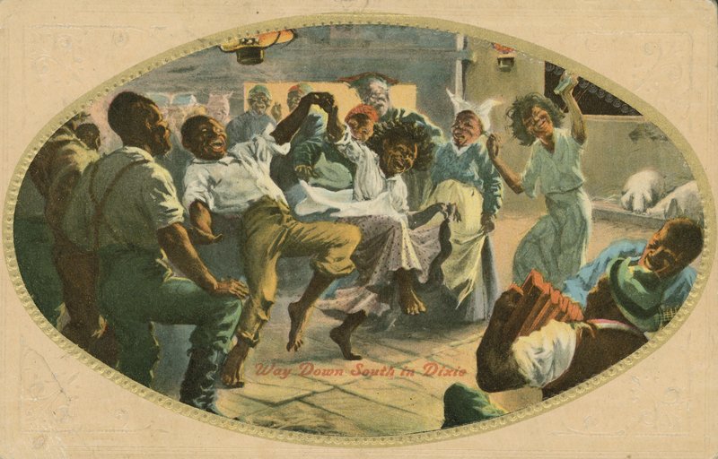Afro-amerikai tánc Dixie-ben (színes litó) alkotó: American School