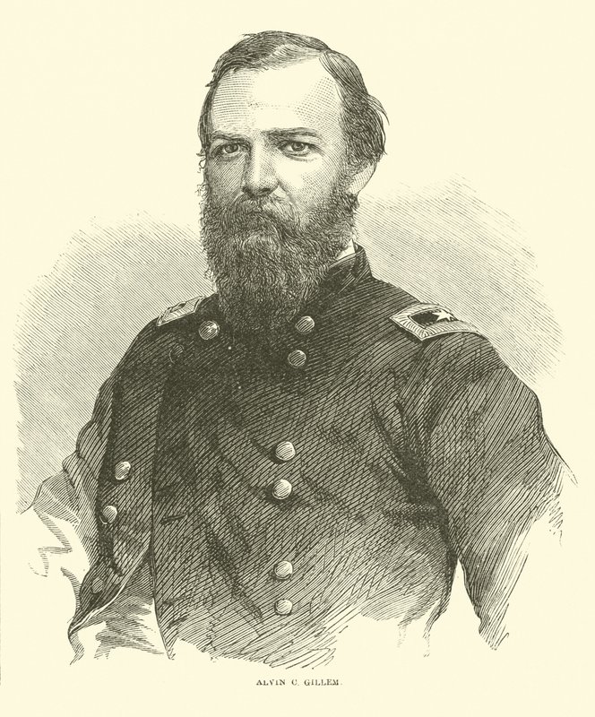 Alvin C Gillem, 1865. április alkotó: American School