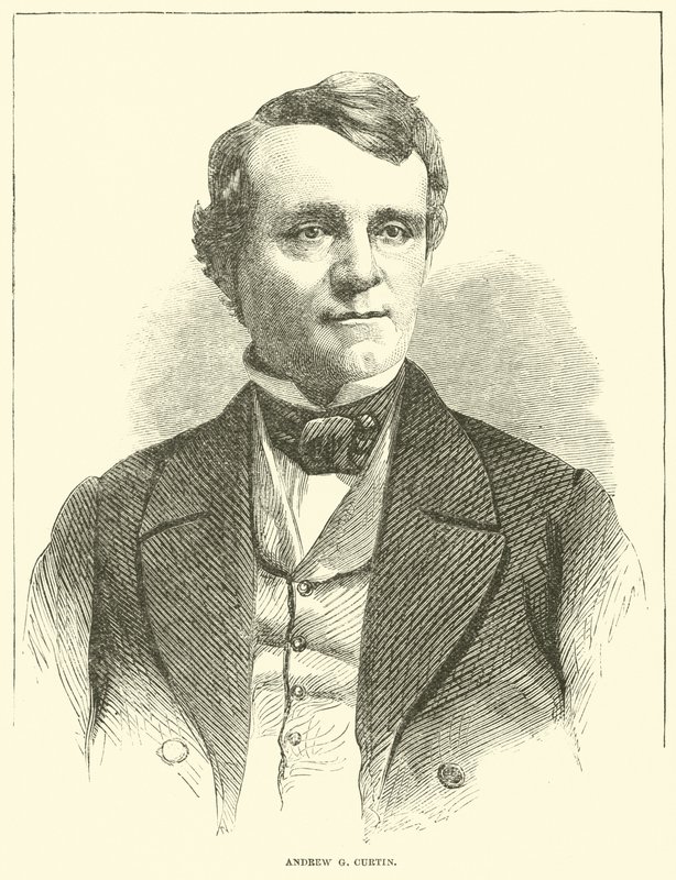 Andrew G Curtin, 1863. december alkotó: American School