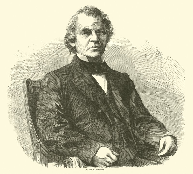 Andrew Johnson, 1865. április alkotó: American School