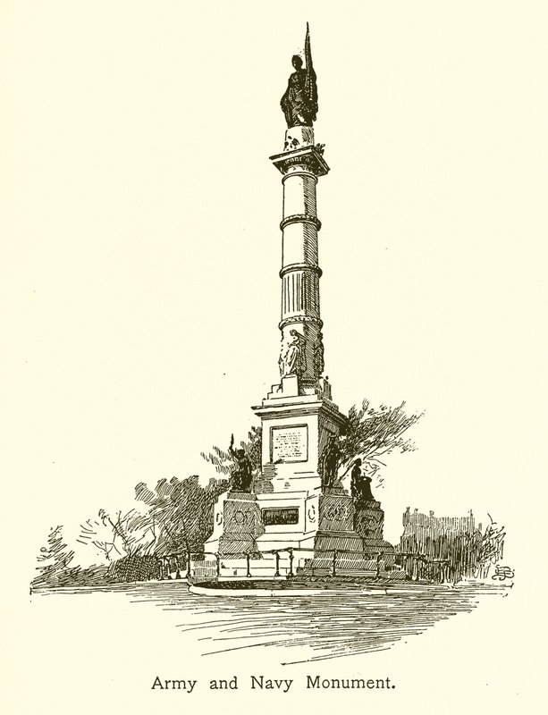 Hadsereg és haditengerészet emlékműve, Boston Common alkotó: American School