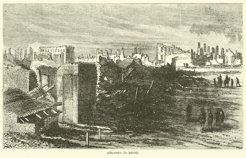 Atlanta romokban, 1864. november alkotó: American School
