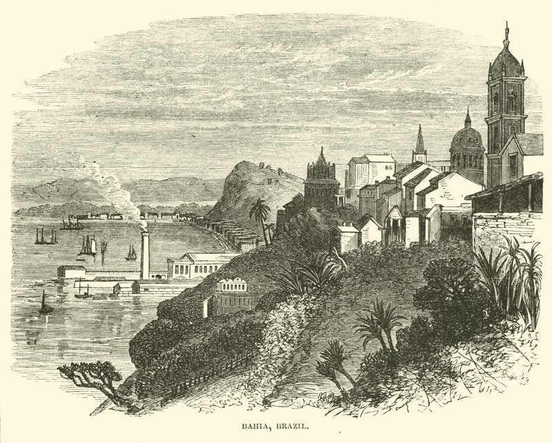 Bahia, Brazília, 1862. július alkotó: American School