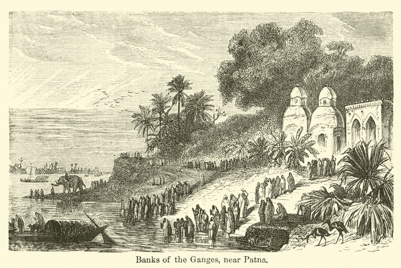 A Gangesz partja, Patna közelében alkotó: American School