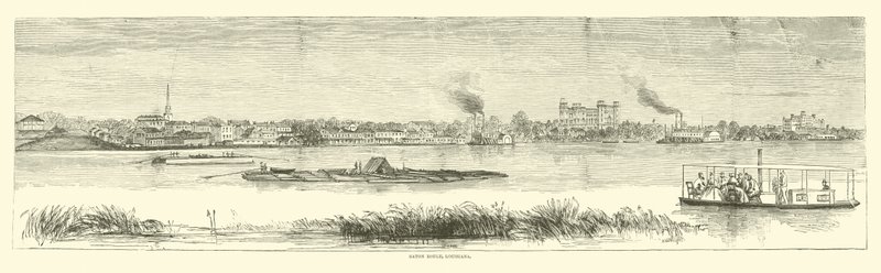 Baton Rouge, Louisiana, 1862. augusztus alkotó: American School