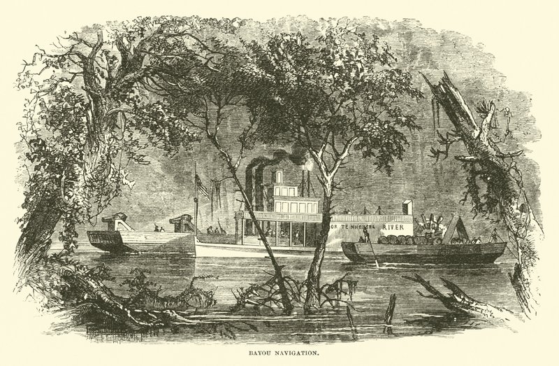 Bayou Navigáció, 1863. március alkotó: American School