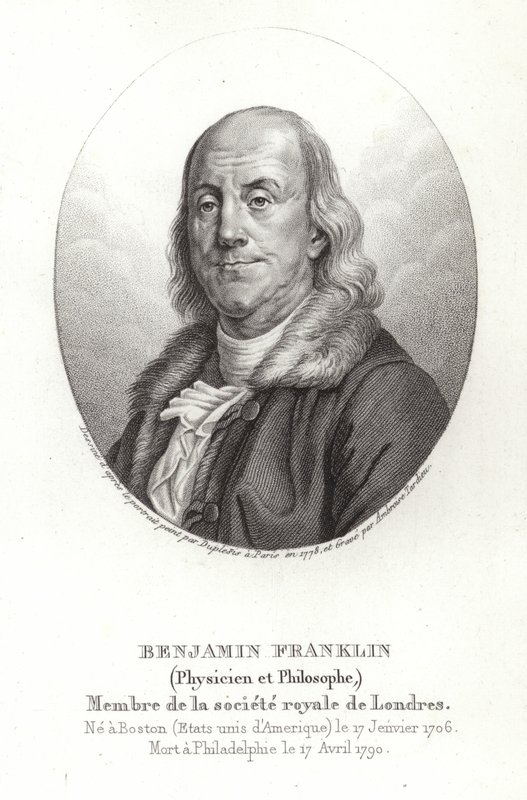 Benjamin Franklin alkotó: American School