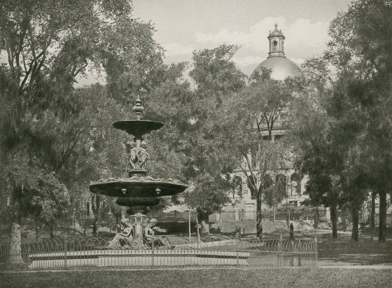 Boston Common (fénynyomat) alkotó: American School