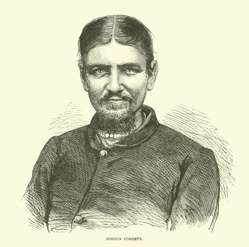 Boston Corbett, 1865. április alkotó: American School