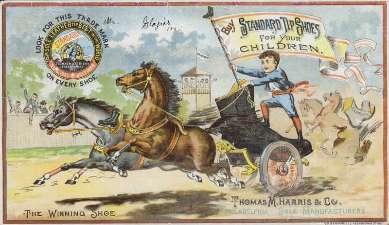 Boy Chariot Racing Csizmával alkotó: American School