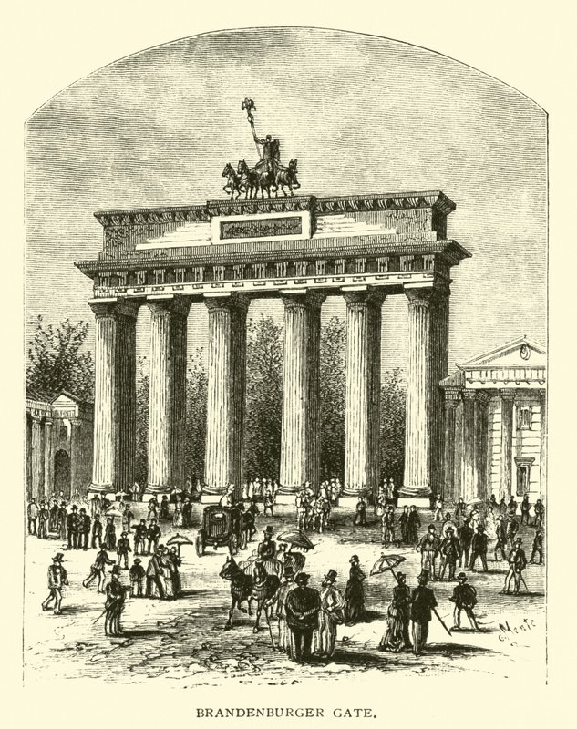 Brandenburgi kapu alkotó: American School