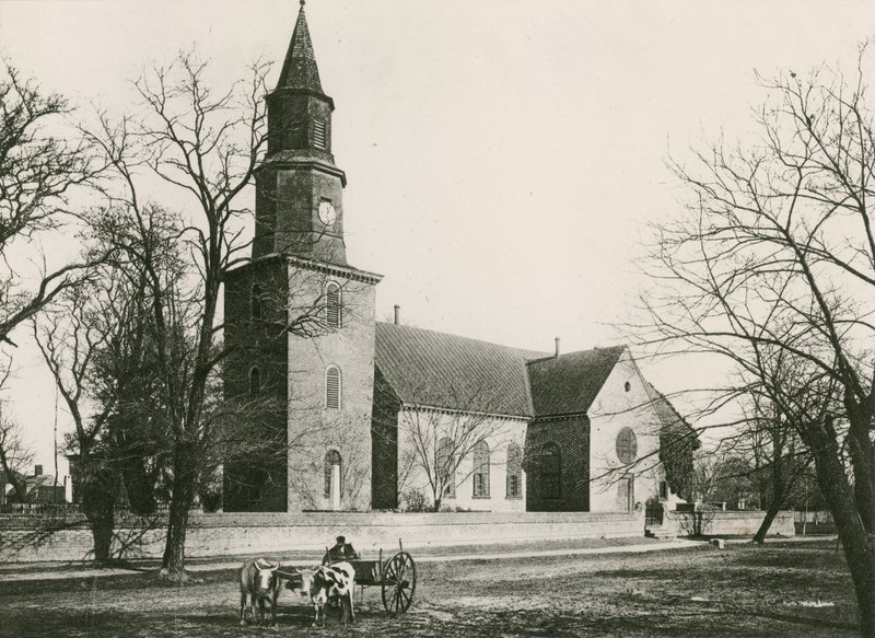 Bruton plébániatemplom (fotogravír) alkotó: American School