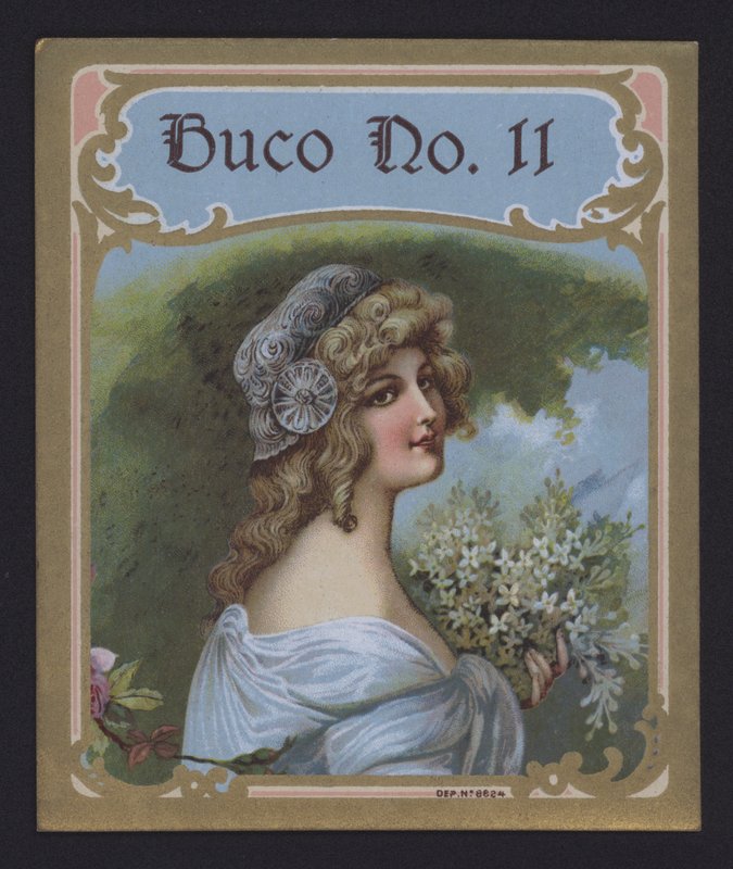 Buco No 11, szivarcímke (chromolitho) alkotó: American School