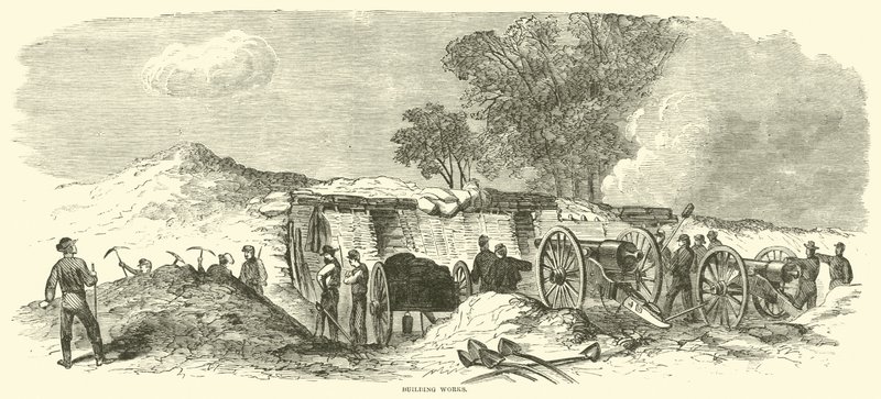 Építési munkák, 1864. jún alkotó: American School