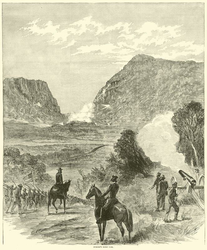 Buzzards Roost Pass, 1864. május alkotó: American School