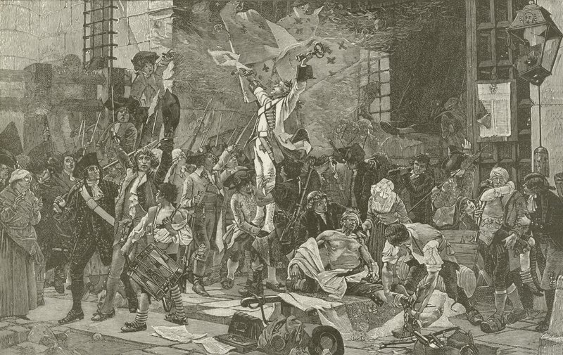 A Bastille elfoglalása, Francois Flameng festménye alkotó: American School