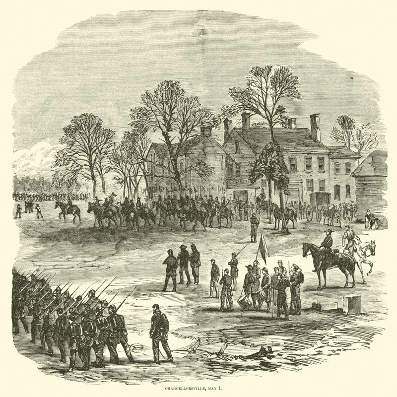 Chancellorsville, 1863. május 1 alkotó: American School