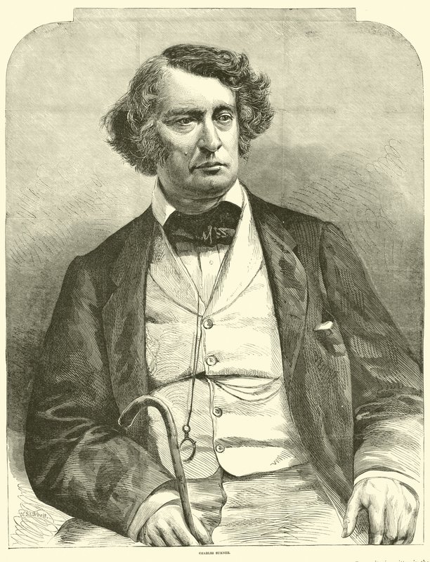 Charles Sumner, 1864. március alkotó: American School