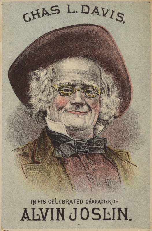 Chas L Davis Alvin Joslin ünnepelt karakterében alkotó: American School