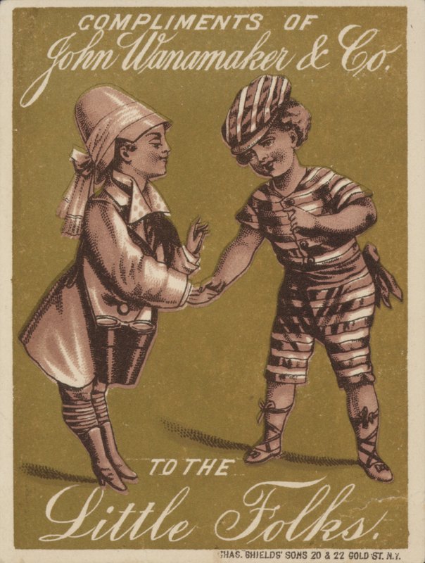Gyerekek díszes ruházatban alkotó: American School