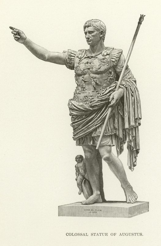 Augustus kolosszális szobra alkotó: American School