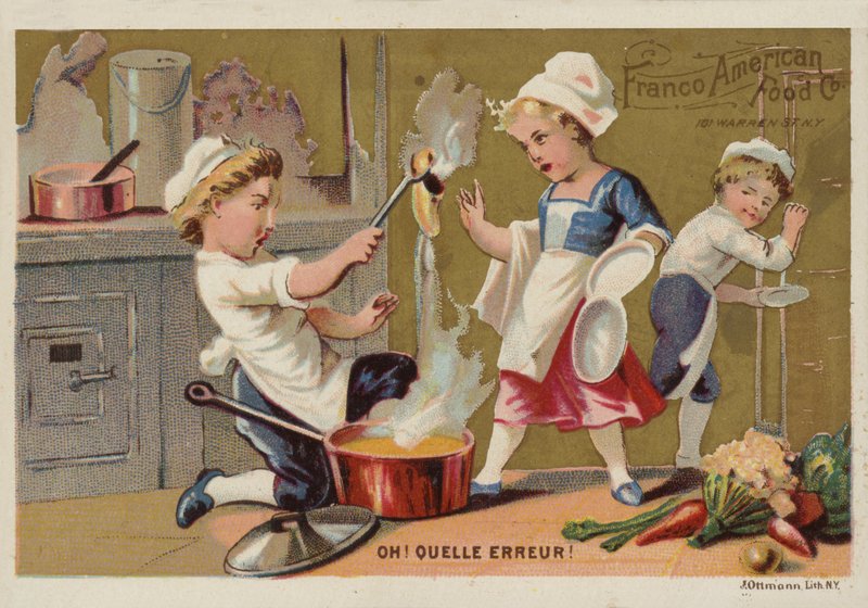 Elrontja a vacsorát a konyhában! alkotó: American School