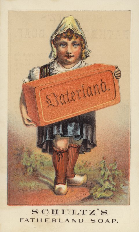 Holland Lány Óriás Szappant Kezében alkotó: American School