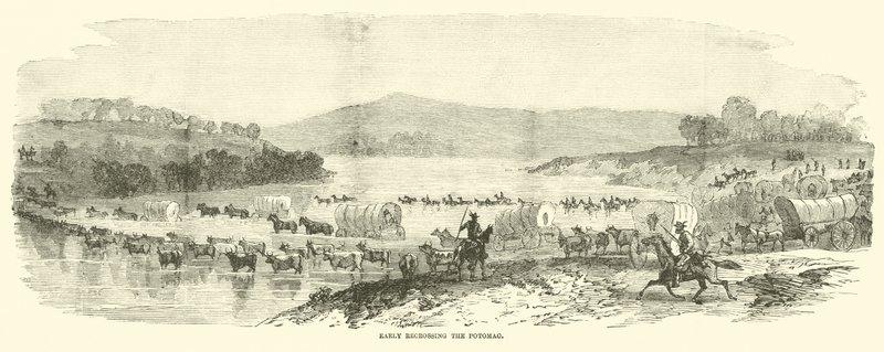 A Potomac korai átkelése, 1864. július alkotó: American School