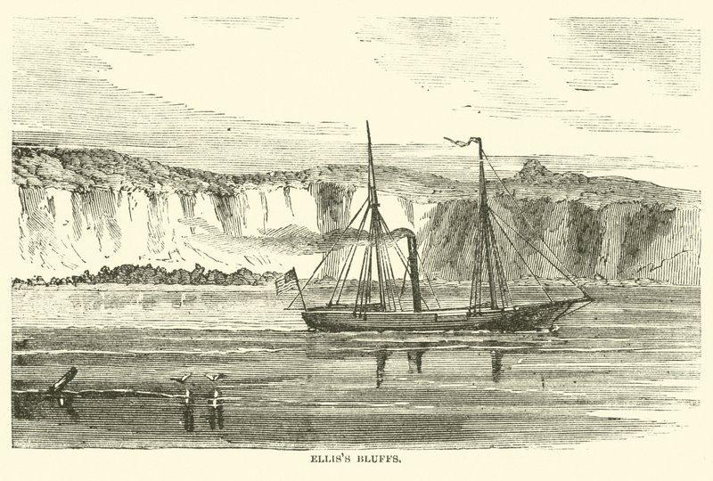 Elliss Bluffs, 1862. május alkotó: American School