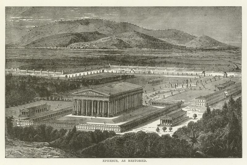 Ephesus, ahogy helyreállították alkotó: American School