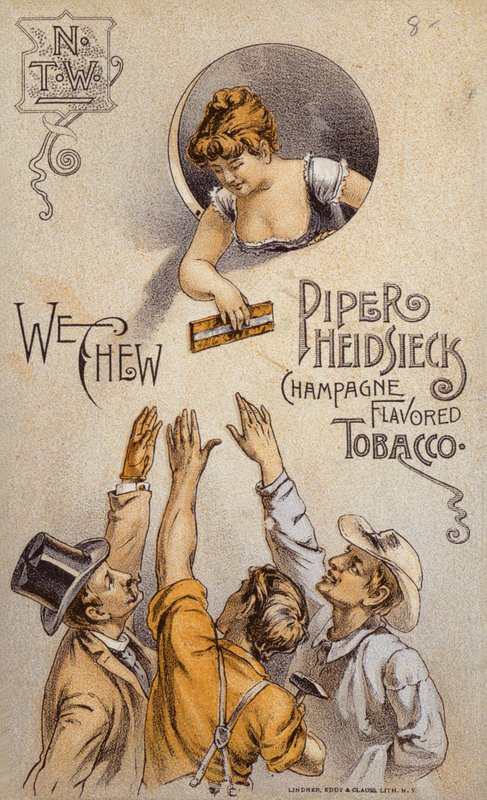 Floozie dohányt oszt ki (Piper Heidsieck) alkotó: American School