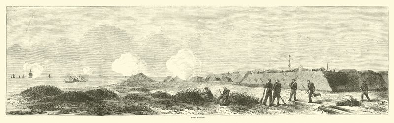 Fort Fisher, 1864. december alkotó: American School