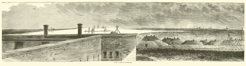 Fort Jackson, Savannah, 1864. december alkotó: American School