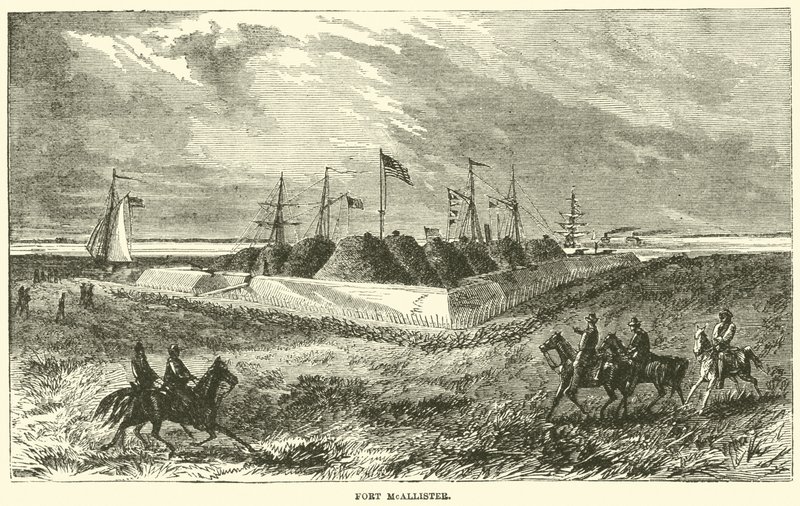 Fort McAllister, 1864. november alkotó: American School