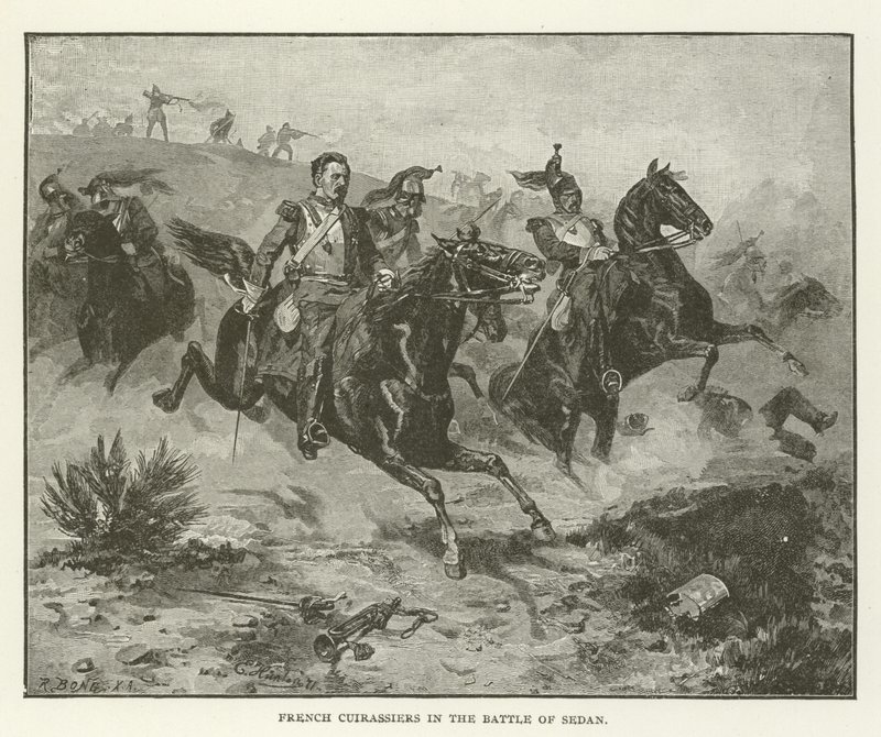 Francia cuirassiers a sedani csatában alkotó: American School