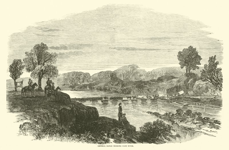 General Banks átkel a Cane folyón, 1864. április alkotó: American School