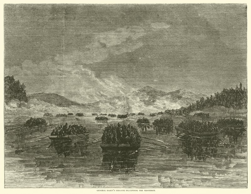 Hazens tábornok dandár a Tennessee-ből, 1863. október alkotó: American School