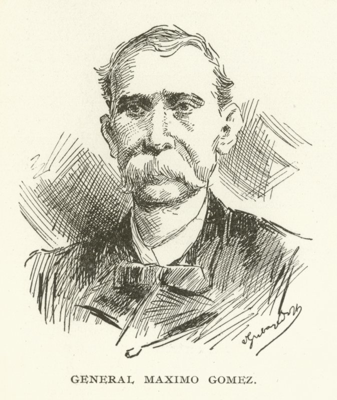 Maximo Gomez tábornok alkotó: American School