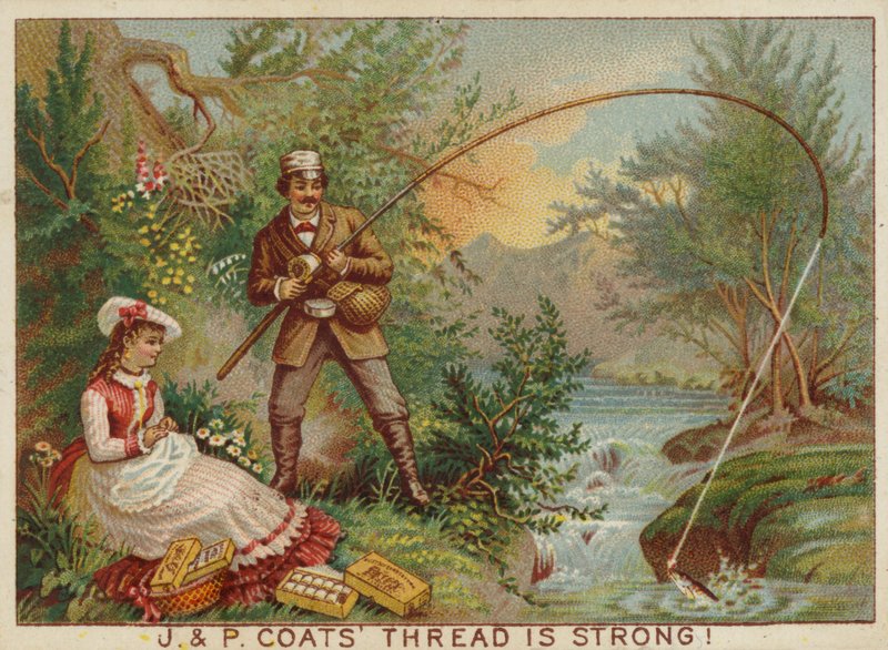 Gentleman Horgászat A Folyóparton alkotó: American School
