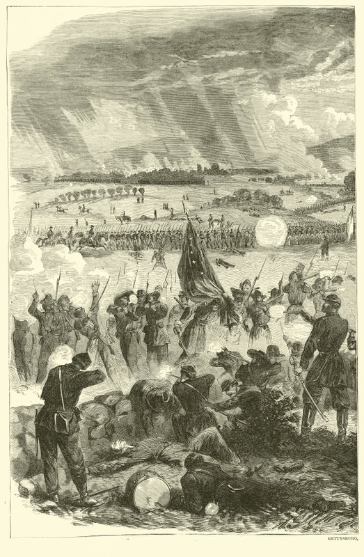 Gettysburg, 1863. július 3., 1863. július alkotó: American School