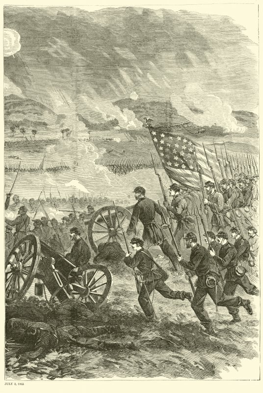 Gettysburg, 1863. július 3., 1863. július alkotó: American School