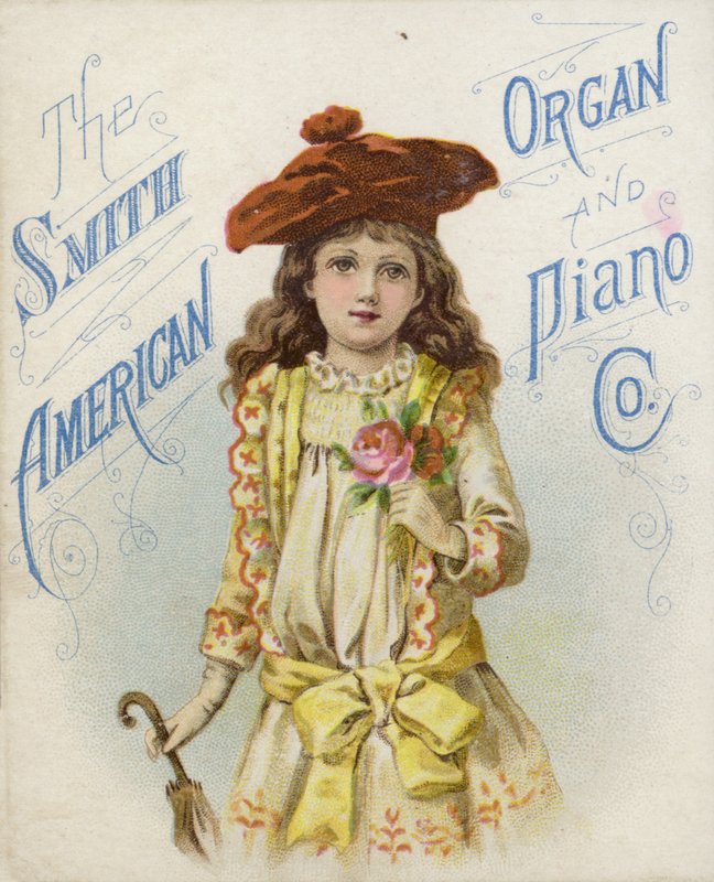 Lány Tam OShanterben, kezében Rose alkotó: American School