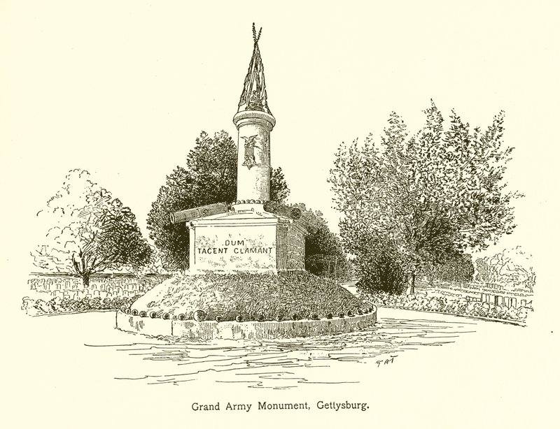 Hadsereg nagy emlékműve, Gettysburg alkotó: American School