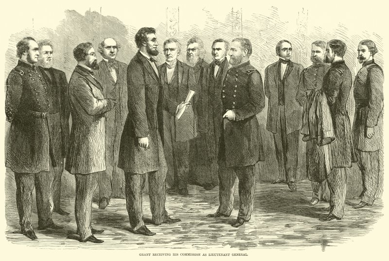 Grant altábornagyi megbízatását kapta, 1864. május alkotó: American School