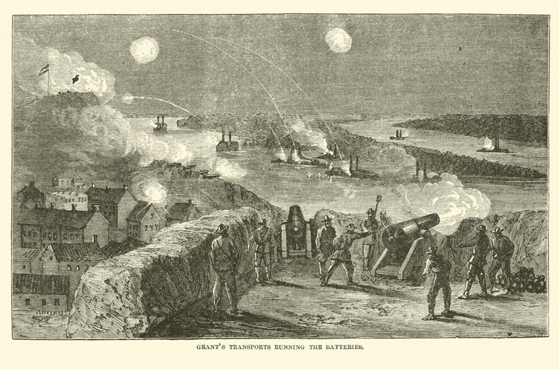 Szállításokat biztosít az akkumulátorok működtetéséhez, 1863. április alkotó: American School