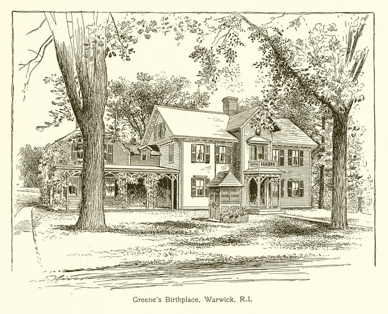 Greenes szülőhelye, Warwick, R.I alkotó: American School