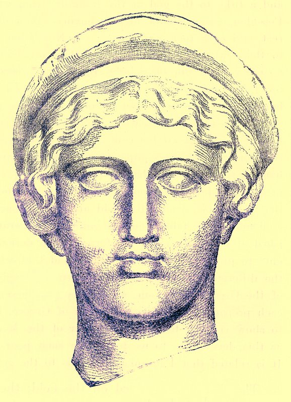 Hebe, Victor Duruy Görögország története című illusztrációja, 1890-ben (digitálisan javított kép) alkotó: American School