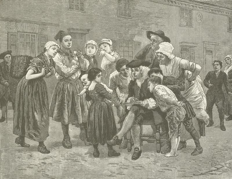 Hogarth a queenborough-i autópályát vázolja alkotó: American School